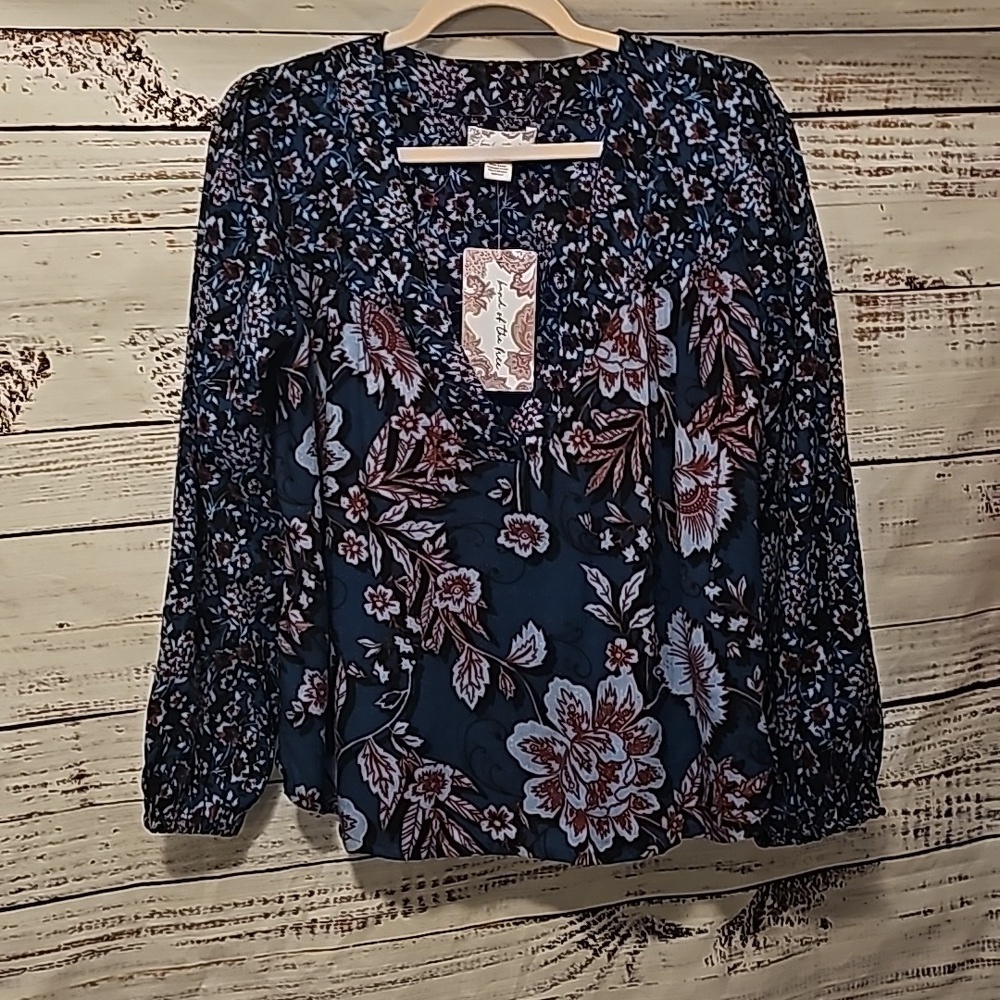 BAND OF THE FREE BOHO LONG SLEEVED BLOUSE